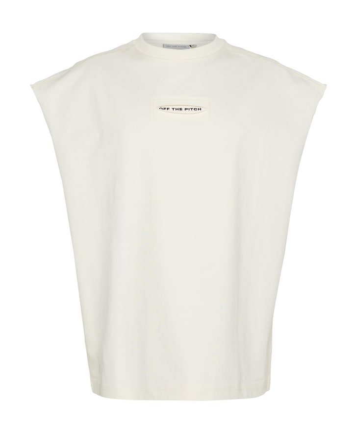 Heren singlet ecru