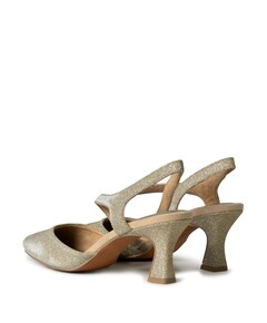 Women Sling dames slingbacks goud