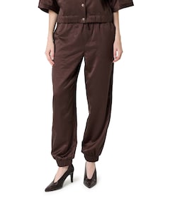 Jogger-Fit dames broek bruin