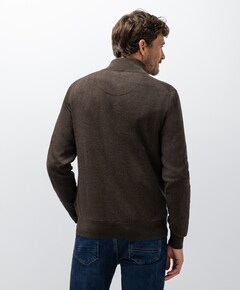 Heren vest bruin
