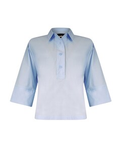 Dames blouse blauw
