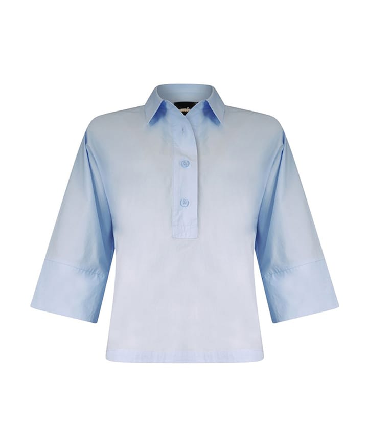 Dames blouse blauw