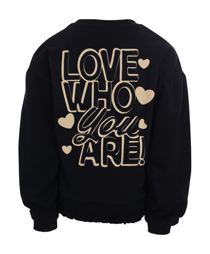Meisjes sweater blauw