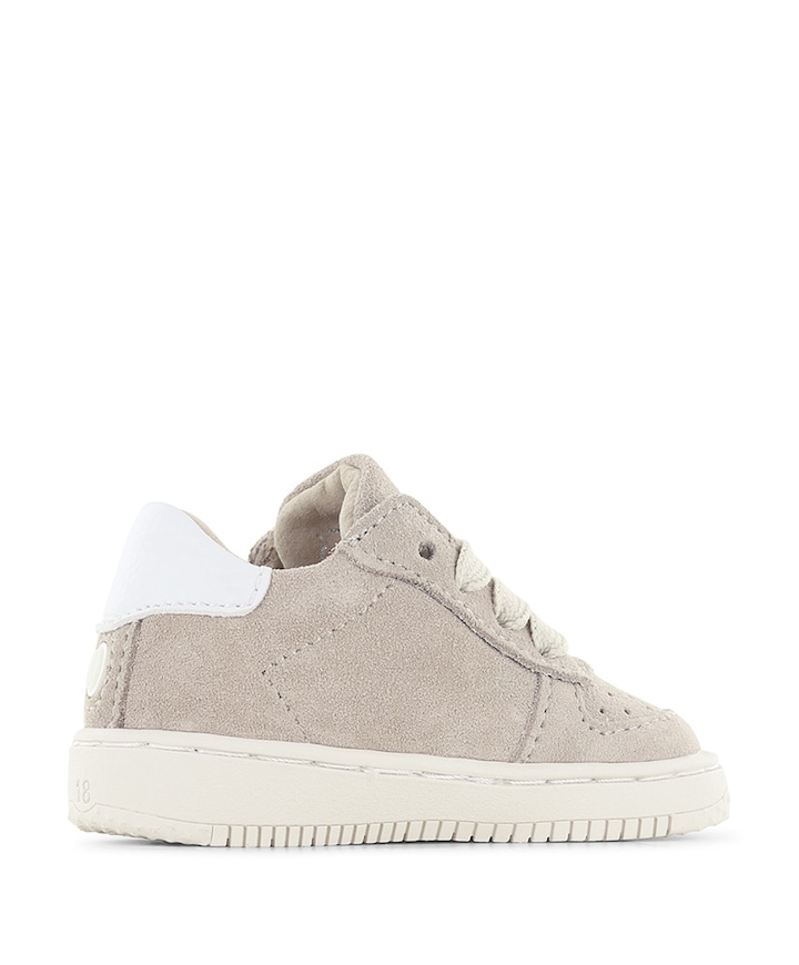 jongens veterschoenen beige