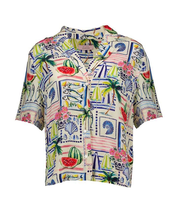 Dames blouse multicolor