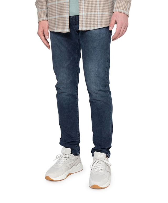 512 Slim taper jeans blauw