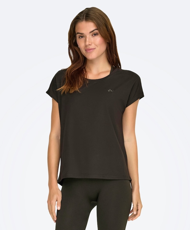 Dames t-shirt bruin
