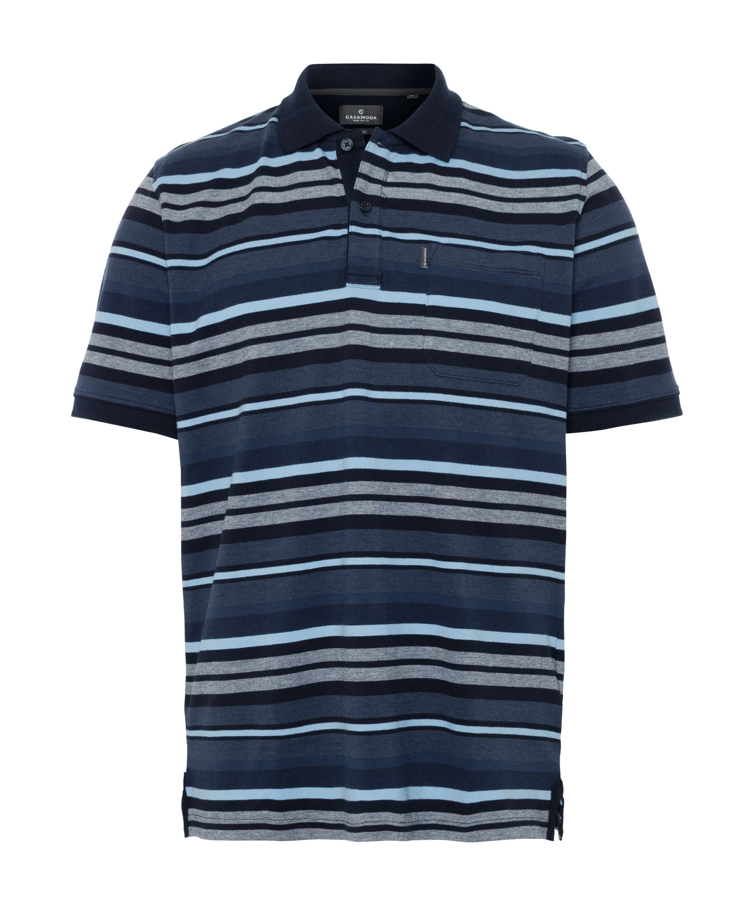Heren polo blauw
