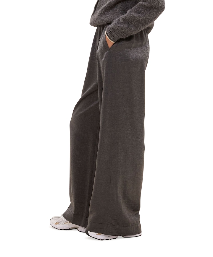 benji metallic broek grijs