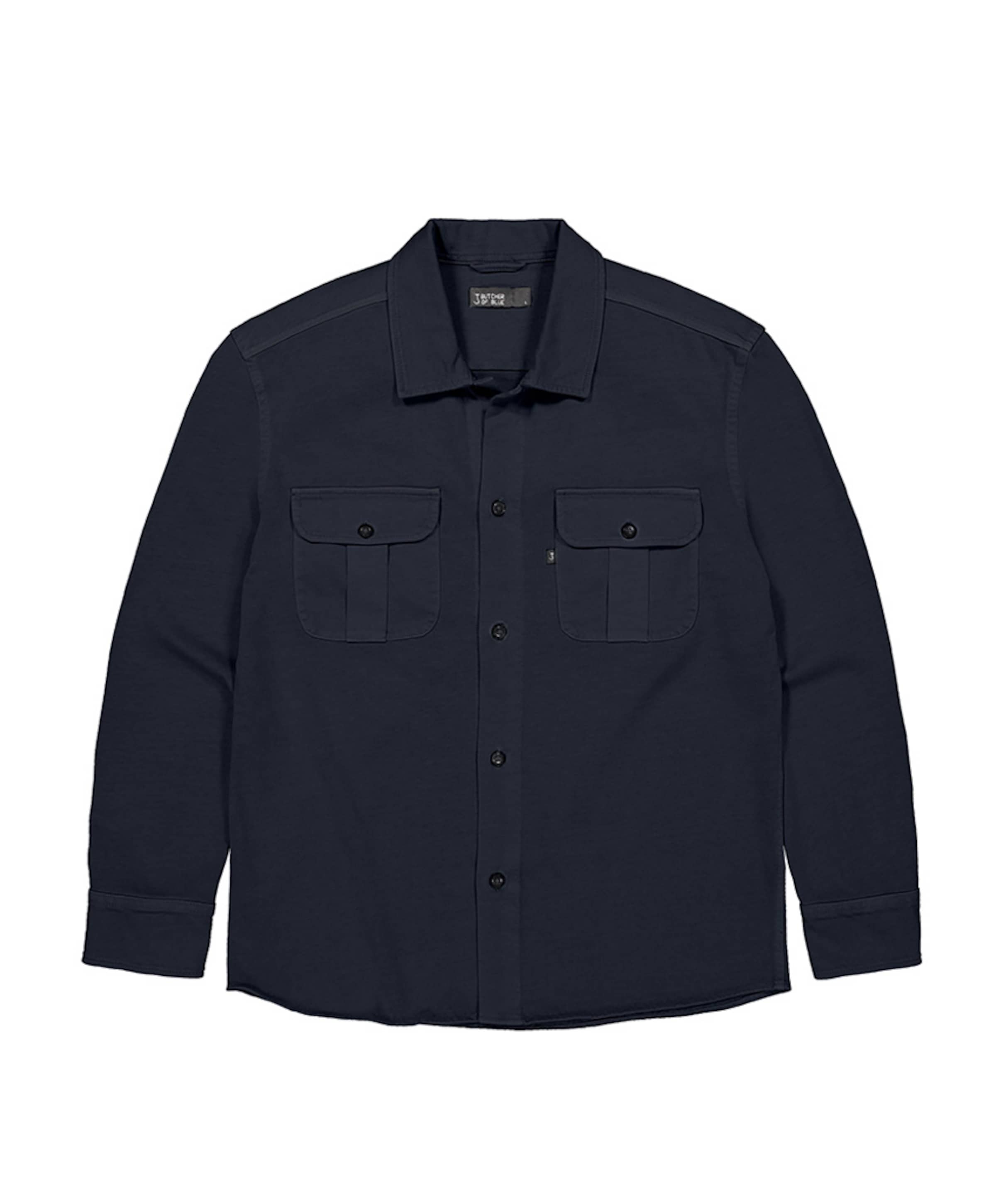 Heren overshirt blauw