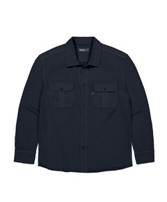 Heren overshirt blauw