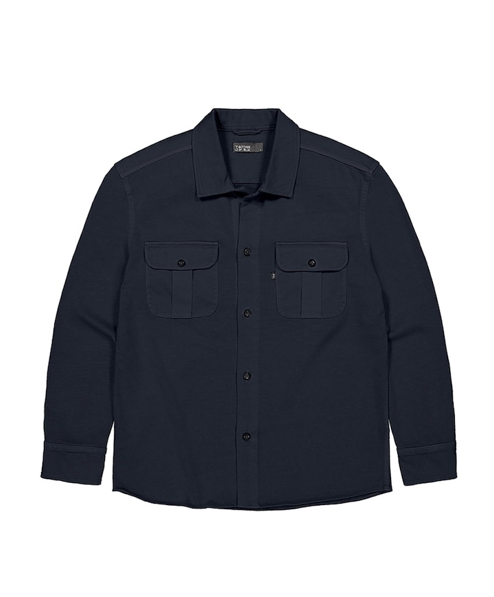 Heren overshirt blauw