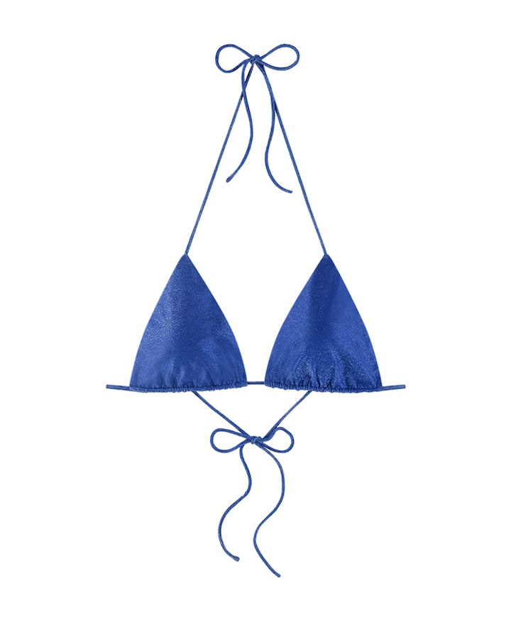 Bikinitop blauw