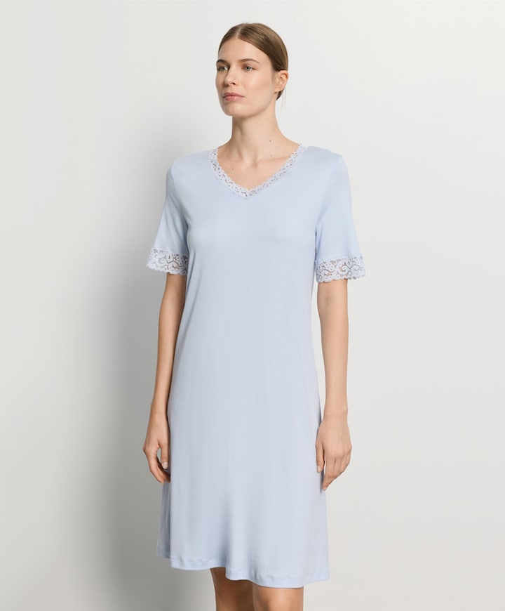 Dames nachthemd blauw