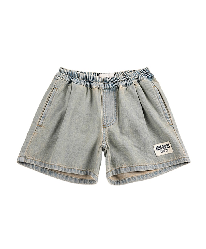 Denim bermuda uniseks korte broek grijs