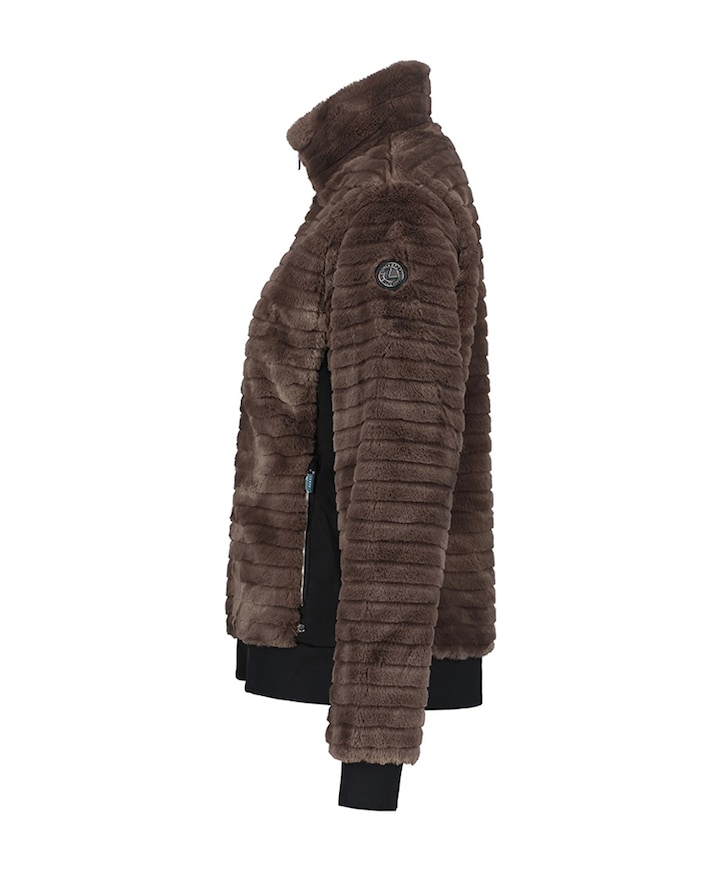 Dames vest bruin