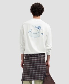 Heren longsleeve wit