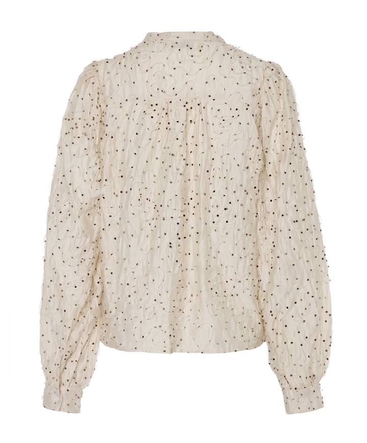 Dames blouse beige