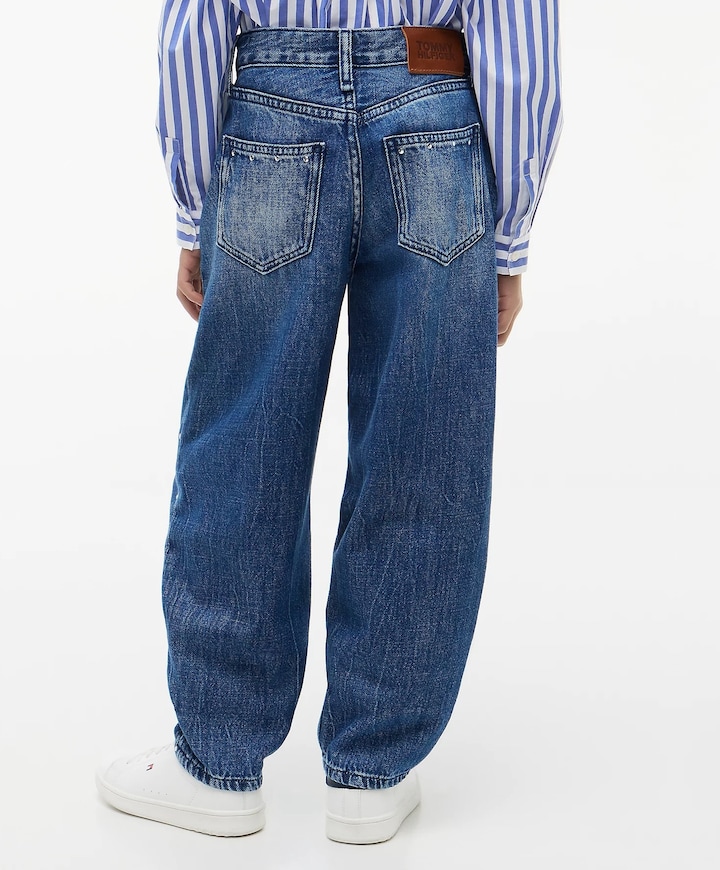 BARREL STUD meisjes broek blauw