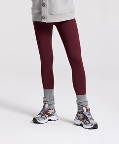 Classic Leggings High Waistband tight bordeaux