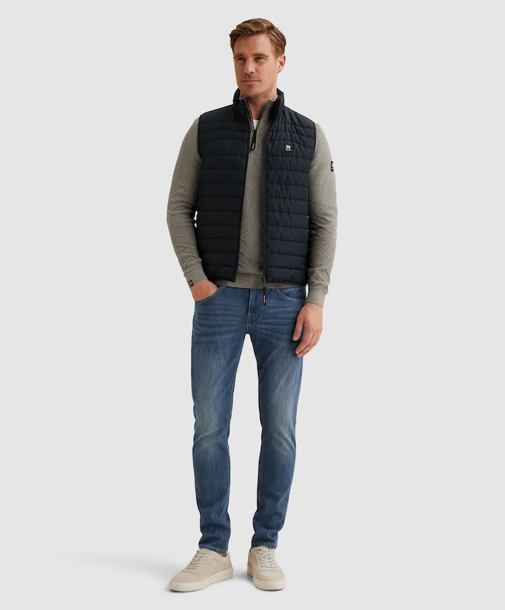 Heren bodywarmer blauw