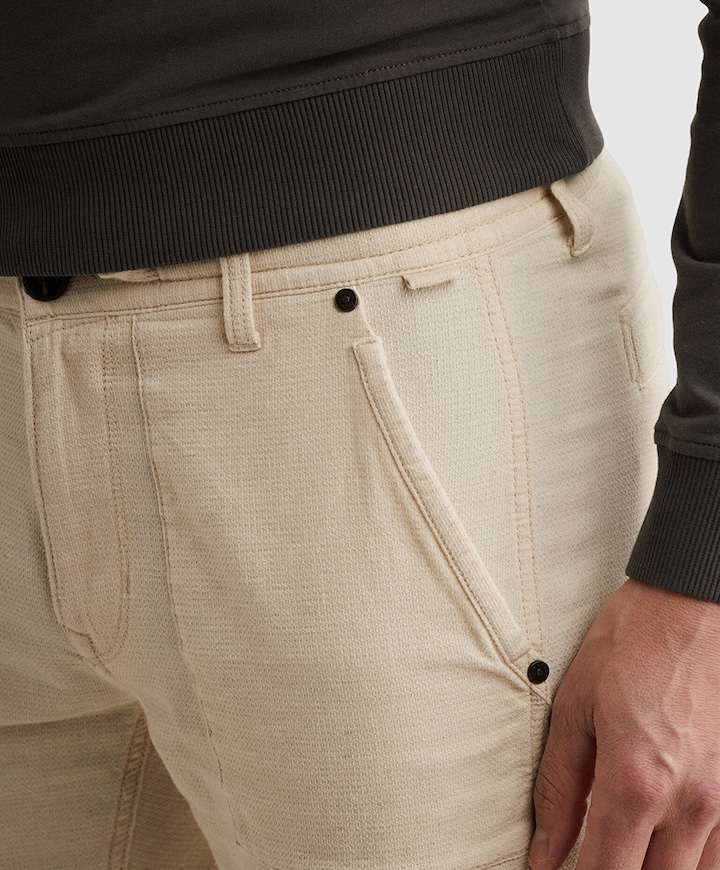 LIFTMASTER WORKER PANTS DOBBY LINE heren broek beige