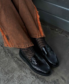 Adison dames loafers zwart