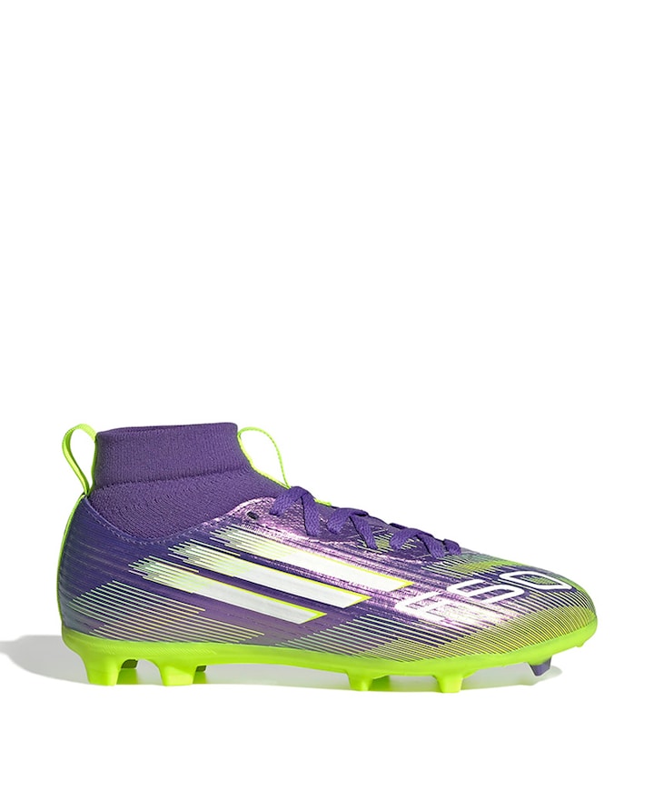 F50 League Fg/mg Mid J voetbalschoenen paars