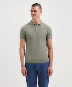 Heren polo groen