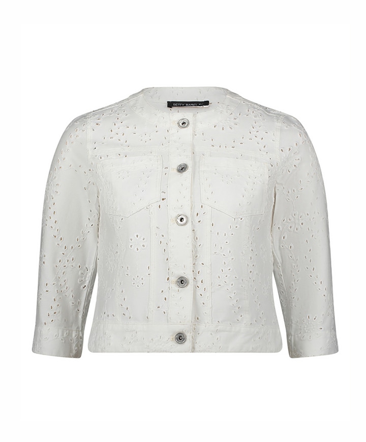 Dames blazer ecru