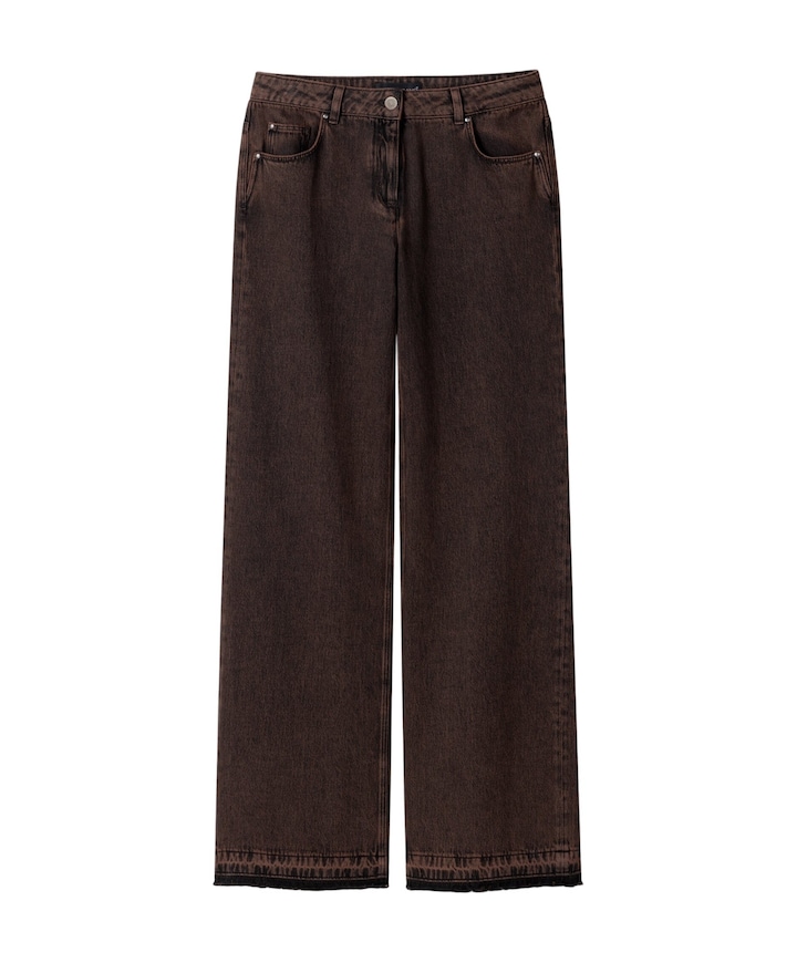dames jeans bruin