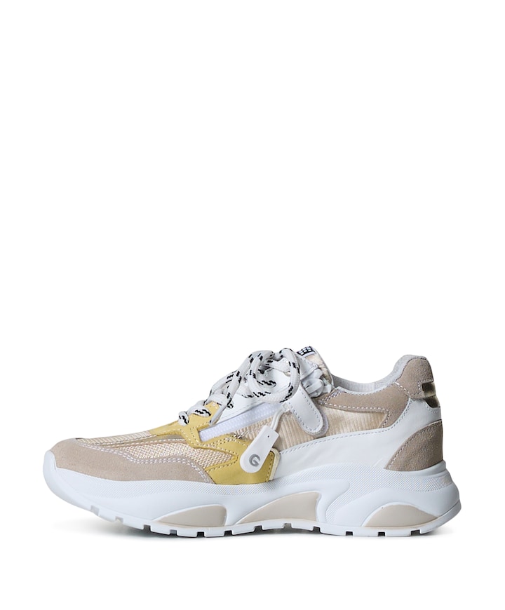 meisjes sneakers beige