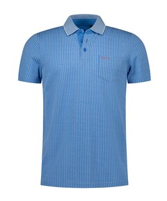 Heren polo blauw