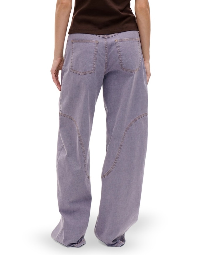 NAPOLEN dames jeans paars