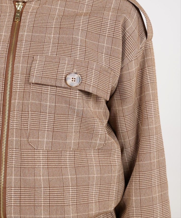 Dames jas beige
