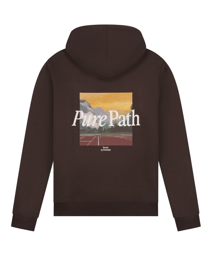 Heren sweater bruin