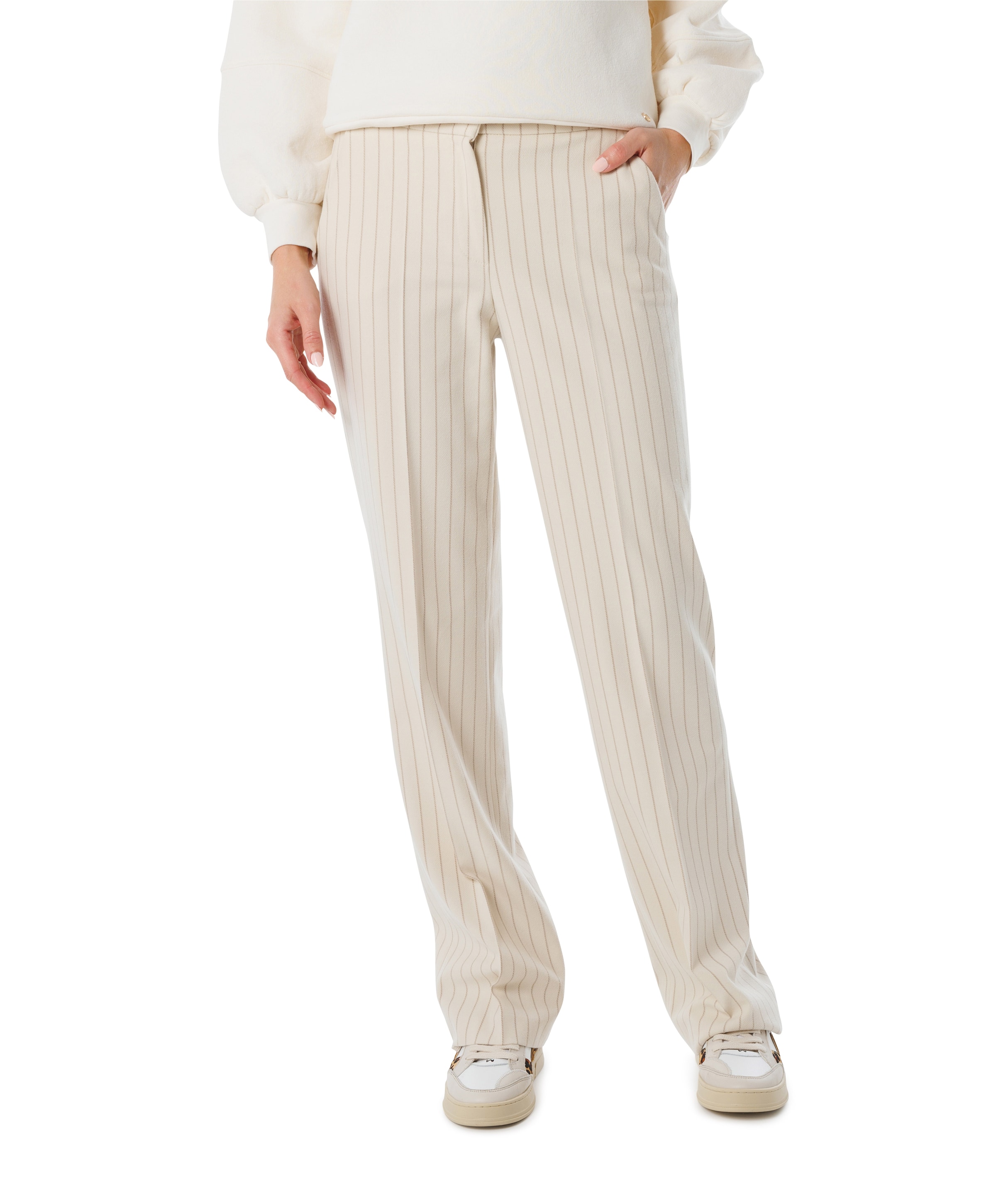 Toni Luisa Beauty broek beige 94730 Van Tilburg