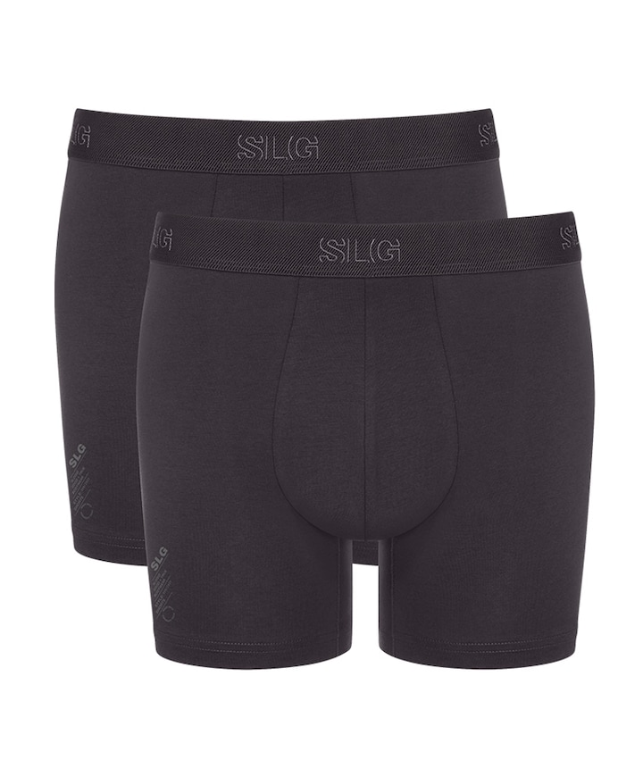 Heren boxershort grijs