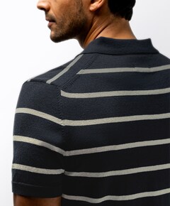 Heren polo blauw