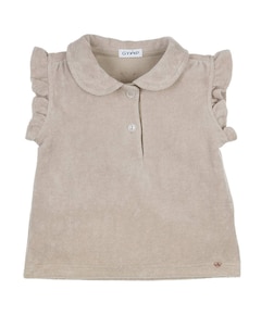 Meisjes t-shirt beige