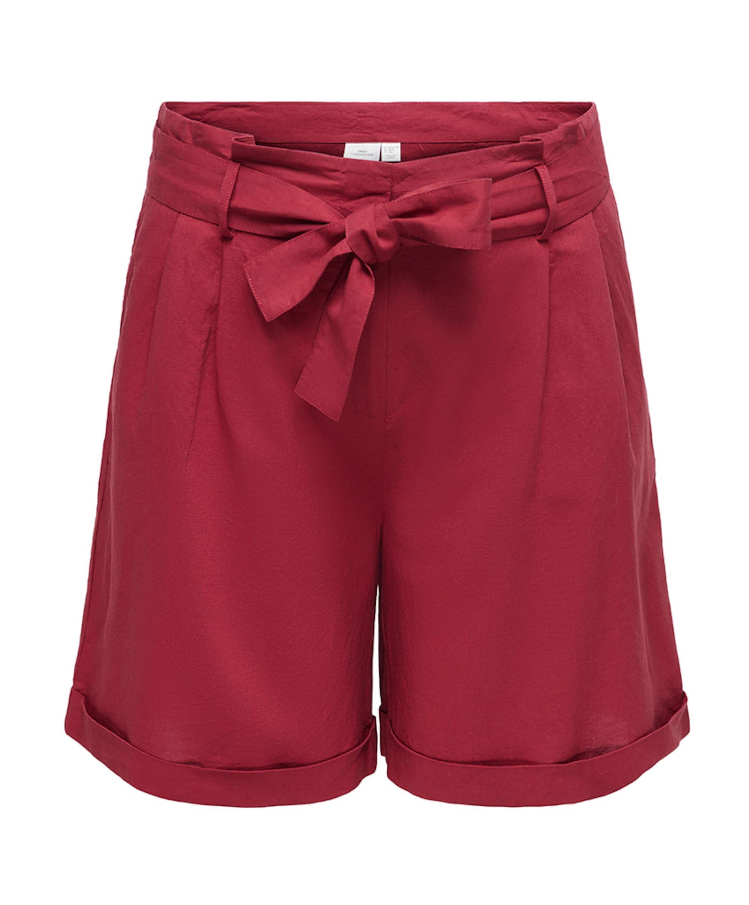 CARISOLA HW BELT PNT dames korte broek rood