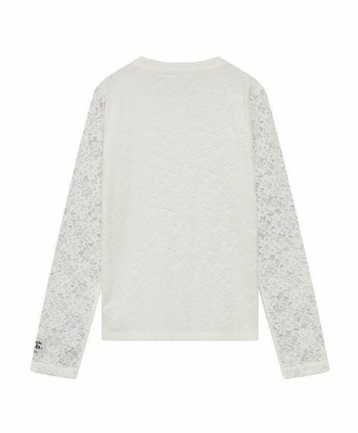 Meisjes longsleeve wit