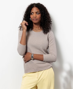 Dames longsleeve beige