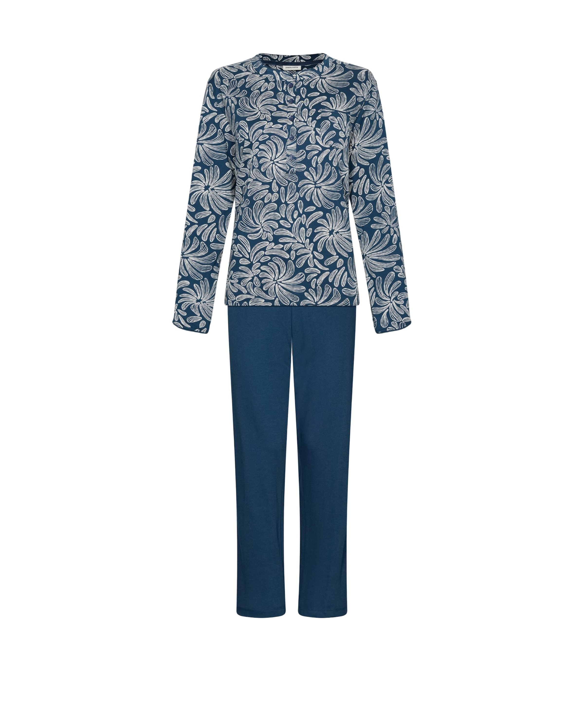 Dames pyjamaset blauw