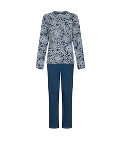 Dames pyjamaset blauw