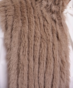 Dames gilet beige