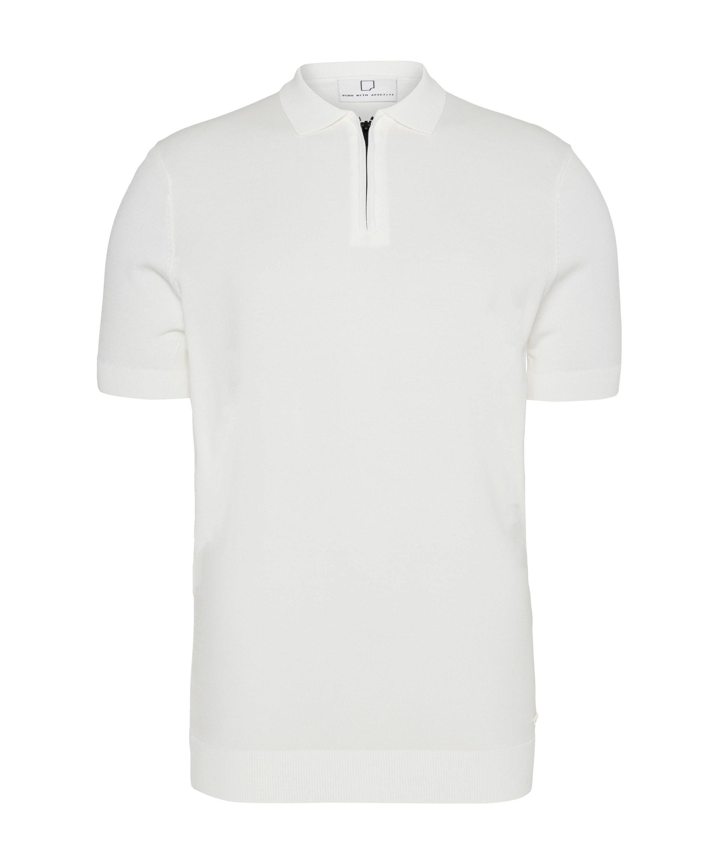 Heren polo ecru