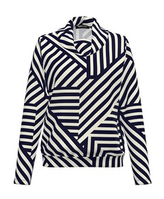 Dames longsleeve blauw