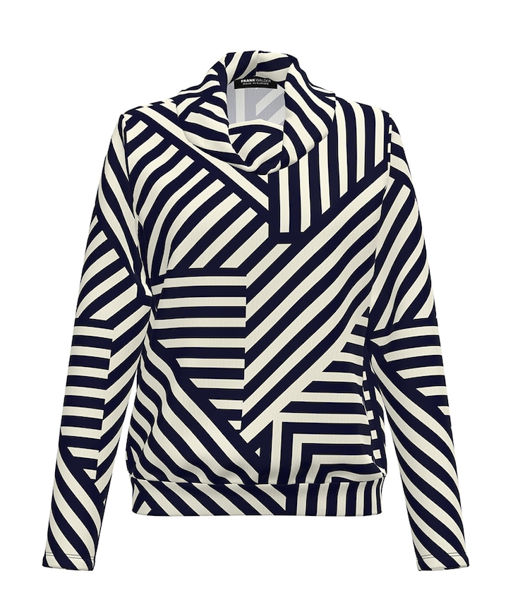 Dames longsleeve blauw