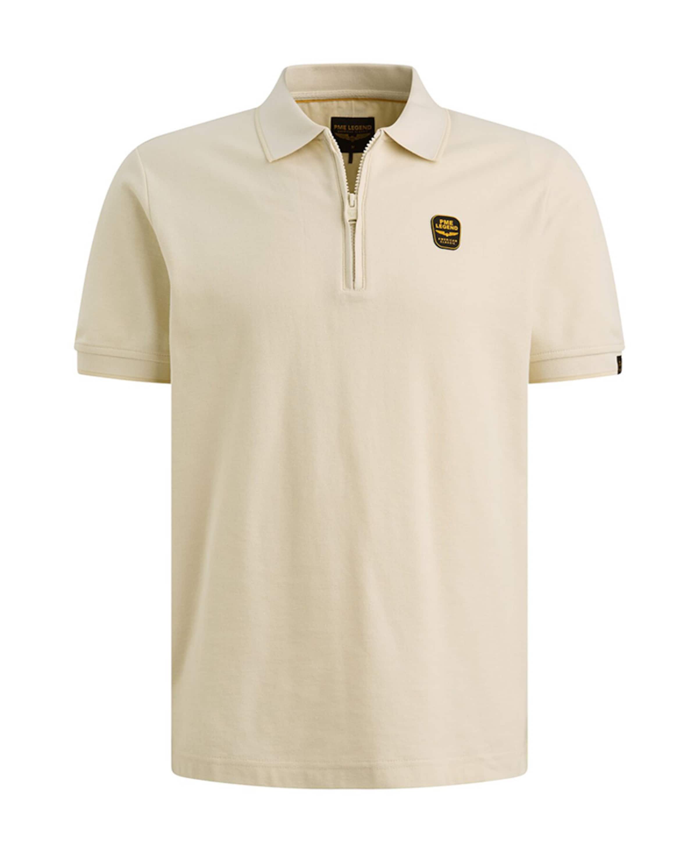 Heren polo ecru